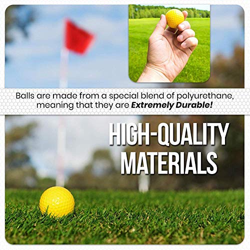 Dsmile Practice Golf Balls, Foam, 36 Count, Yellow #TOP4