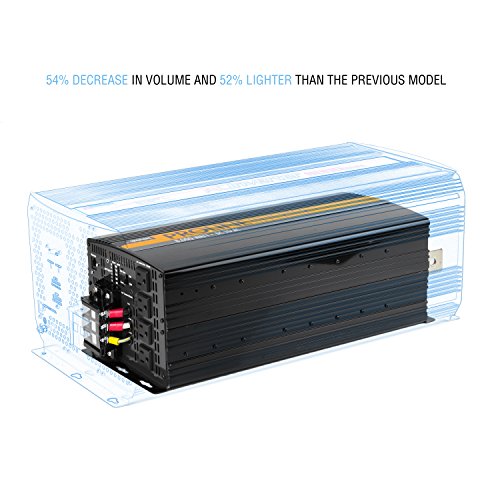 Wagan EL3746 12V 8000 Watt Power Inverter with Remote Control, 16000 Watt Surge Peak, Proline 12 Volt Power Converter for Home RV Camping Van Life Off Grid