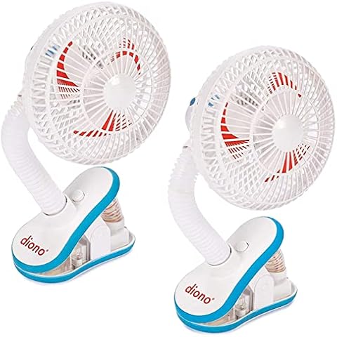 Diono Stroller Fan, White (2-Pack) Cover