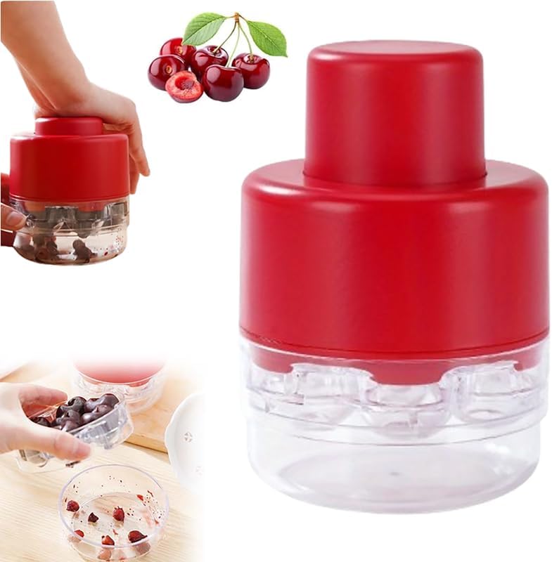 Cherry Pitter, 7-in-1 Cherry Pitter Tool Portable Cherry Core Pit Remover 7 Holes Cherry Stoner Pitter Quick Release Multiple Cherry Pit Remover Cherries Corer Pitter Tool for Kitchen Cherry Pitter, 7-in-1 Cherry Pitter Tool Portable Cherry Core Pit Remover 7 Holes Cherry Stoner Pitter Quick Release Multiple Cherry Pit Remover Cherries Corer Pitter Tool for Kitchen