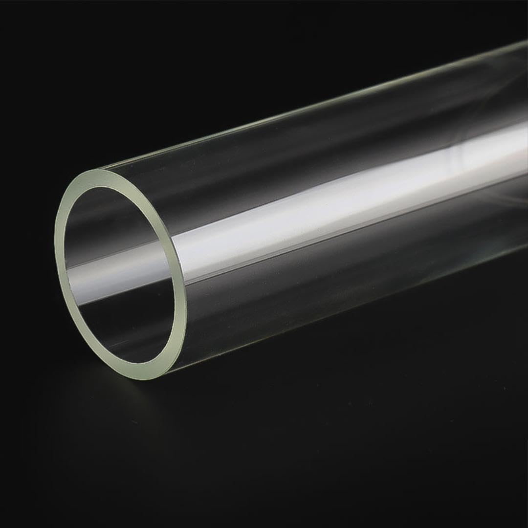 Glasrohr mit hohem Borosilikatgehalt – Schauglas for chemische Rohrleitungen, 1 Stück(65mmx100mmx8-10mm)