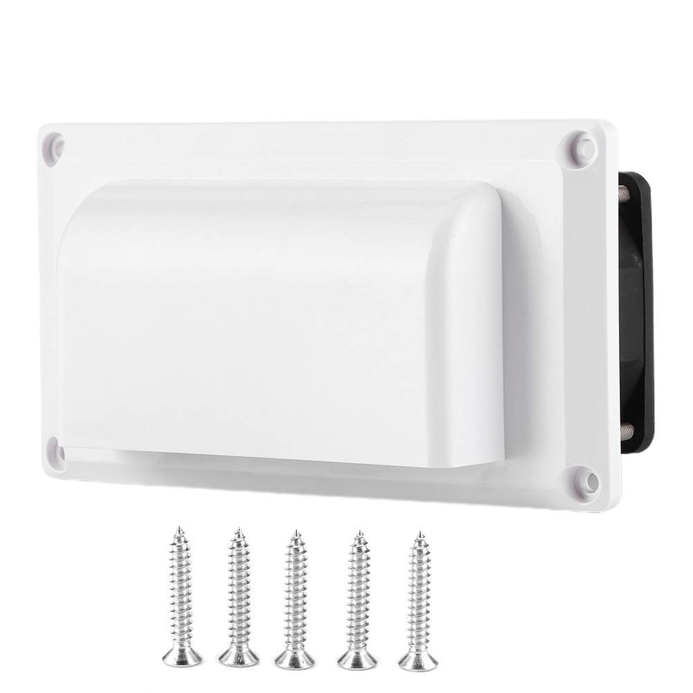 Joyzan Ventilateur D'aération Latéral, Camping Car Grille Ventilation | Aération Intérieure 12V Ensemble Extraction Caravane Remorque Vis Montag Travail Silencieux évent Air 15W RV échappement Côté
