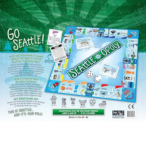 Late for the Sky Seattle-Opoly Juego de Mesa miniatura 4