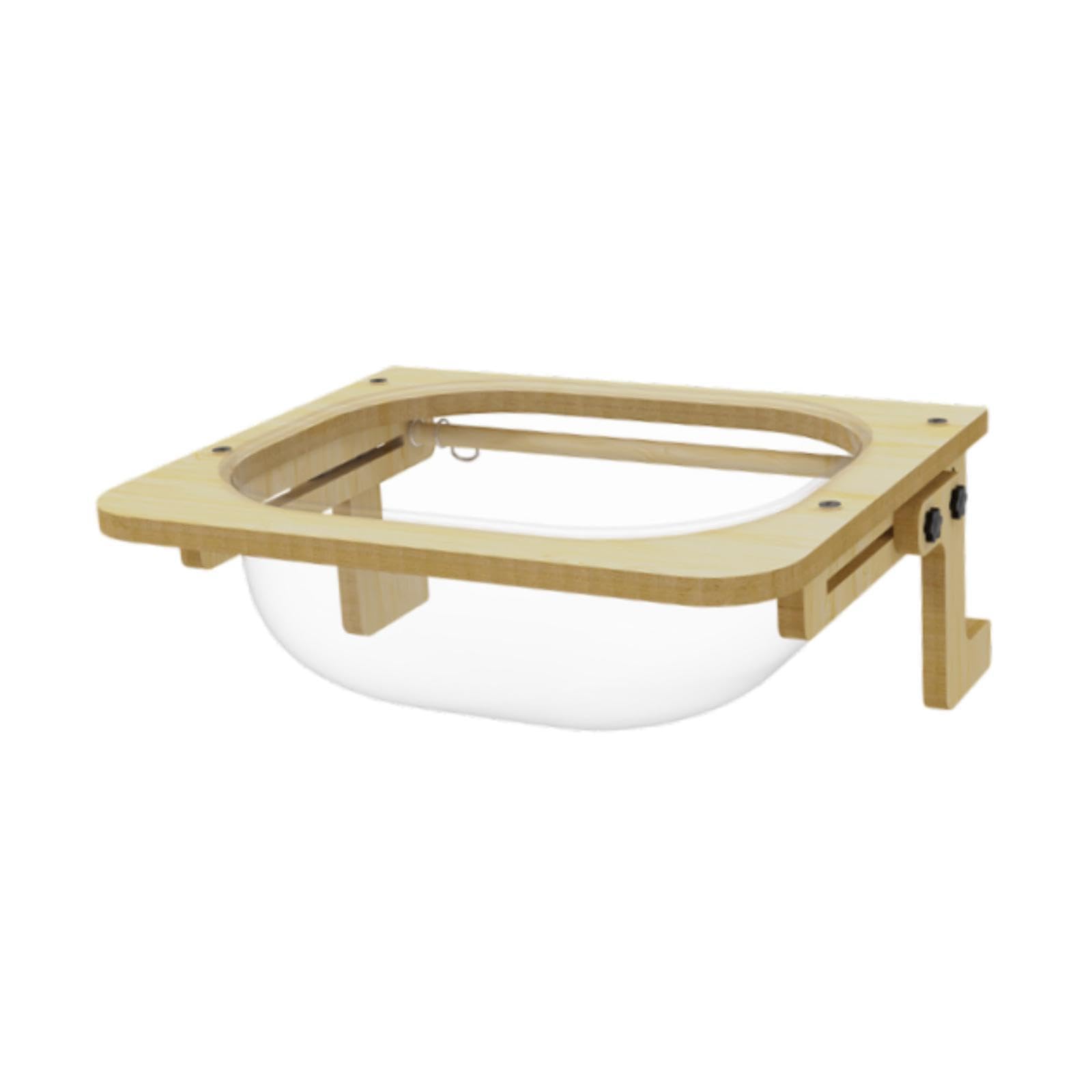 Acogedora Hamaca para Ventana para Gatos. Soporta hasta 13.6 | ajustable. Solución para ahorrar espacio. La hamaca para gatos cuenta con ganchos metálicos para colgarla fácilmente.