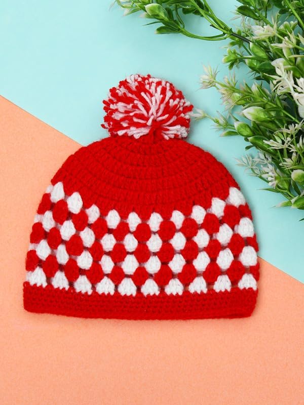 Image of Handmade Woolen Cap for Kids