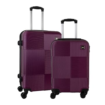 Kit de 2 Malas de viagem pequena e média 10kg e 23kg - Fibra Rígida ABS