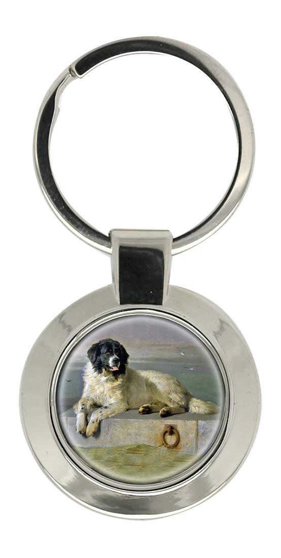 Giftshop UK Newfoundland Dog by Landseer Key Ring