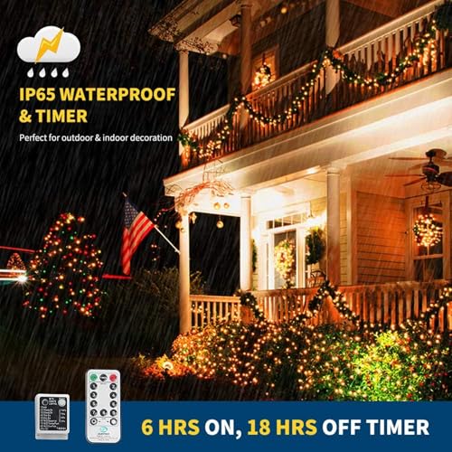 MZD8391 105FT 300LED Color Changing Christmas Light, Christmas Tree Lights - image 7