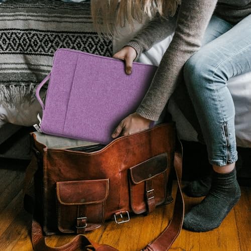 Funda para Portátil de 11 Pulgadas Morada OUNONA Resistente de Transporte 2