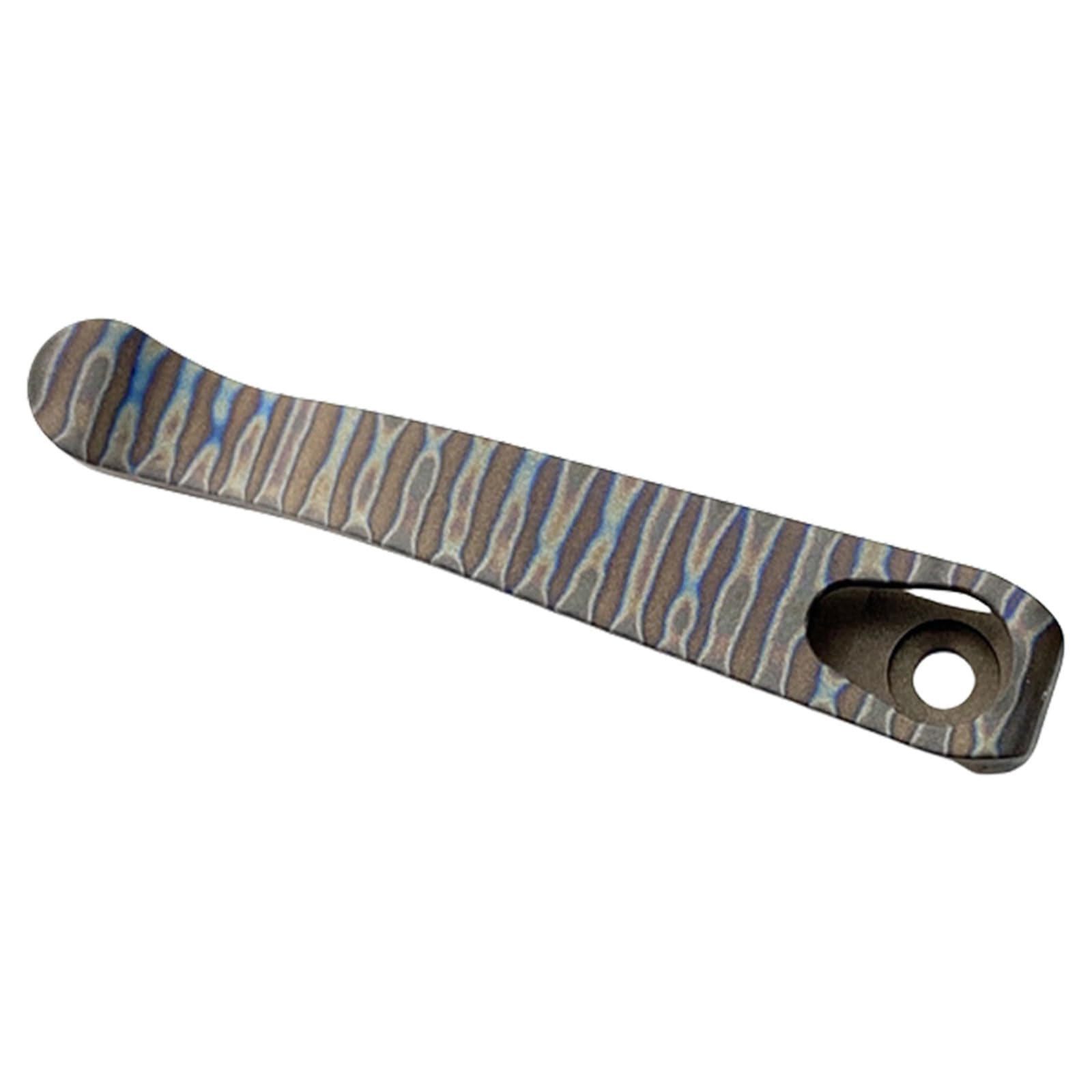 Kalttoy Tiger Pattern Metal Cutter Clip Cutter Back Clip Reliability Back Clamps For Tool Maintenance Carrying Accessories Pocket