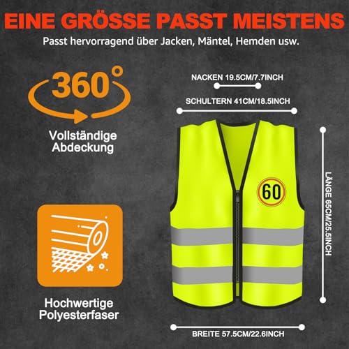 Geschenke 60 Geburtstag Mann Frau, Geschenke Für Männer Zum 60 Geburtstag Weste, Lustige Geschenke Zum 60 Geburtstag Mann Frau, Geschenkideen Zum 60. Geburtstag, Geschenk 60 Geburtstag Mann Kostüme