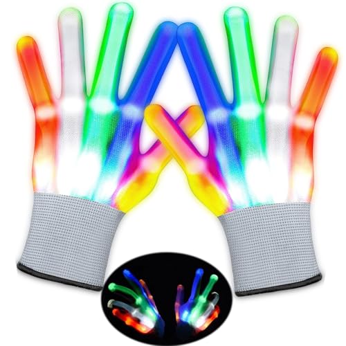 Handschuhe,Blinkende Handschuhes,LED Leuchtende Bunte...