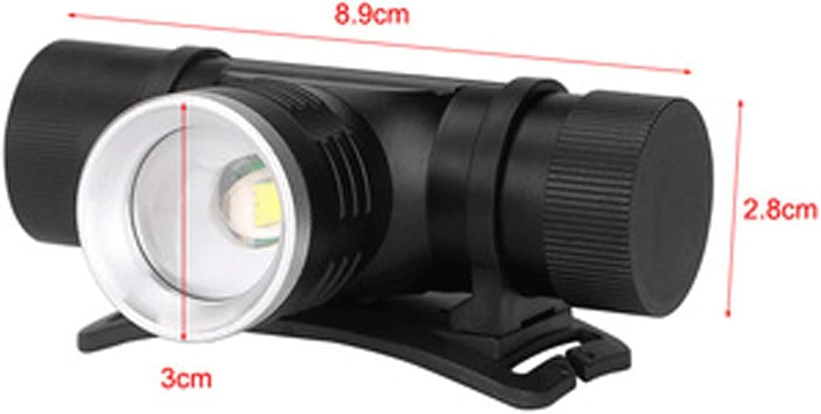 Akumulatorowa latarka czołowa LED, Zoomable Headlight USB Akumulatorowa latarka czołowa Latarka czołowa Lampa rowerowa