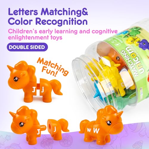 Image of TSYAN Matching Letter Fine Motor Toys for Toddlers,ABC Alphabet Preschool Learning Activities Classroom Must Haves Sensory Sorting Educational Toy Sets for Kids
