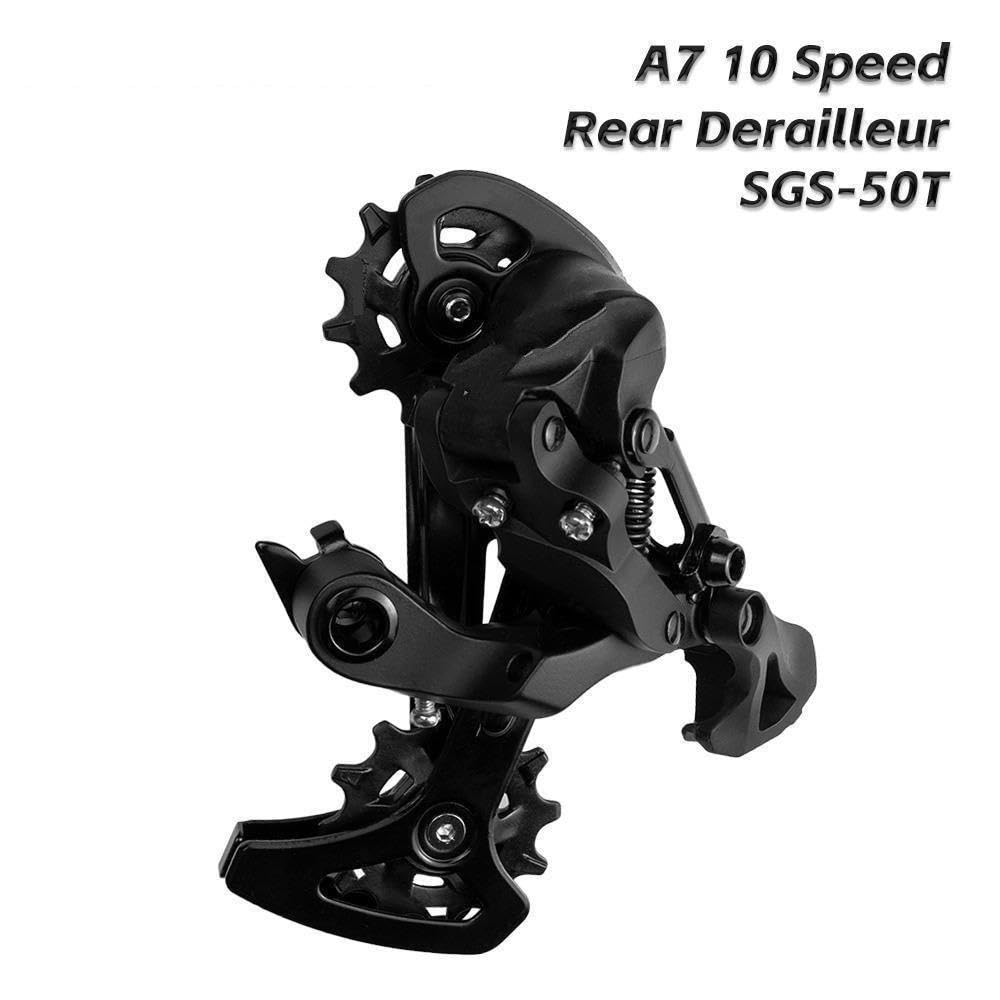 desviador de Bicicleta para MTB Compatible A7 10 velocidades desviador Trasero Micro Cambios Bicicleta Carretera Cambio Post