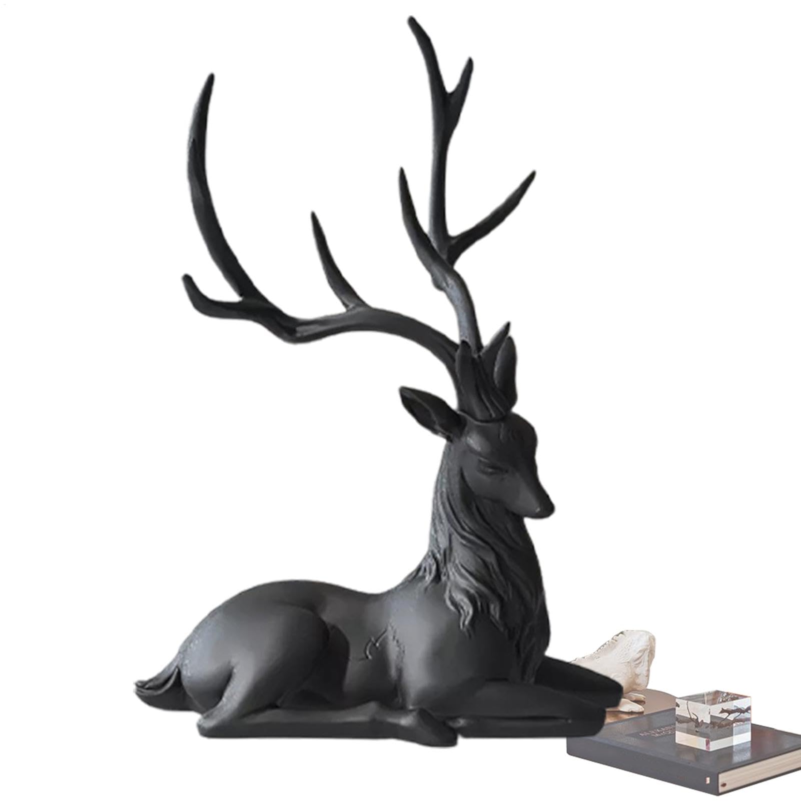 Dekoration der Rentiere, Genkai, Hirsch, dekorativ, Rendeer Desk Dekoration, Migned Reindeer Desktop Figuren handgefertigt für die Dekoration von kleinen Projekten.