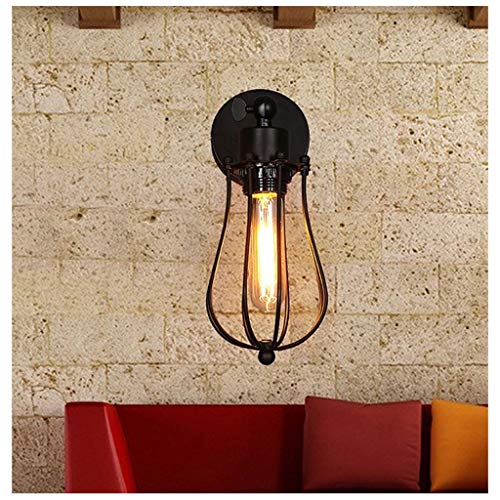 Lámpara de pared industrial para crear un ambiente loft en el dormitorio 3