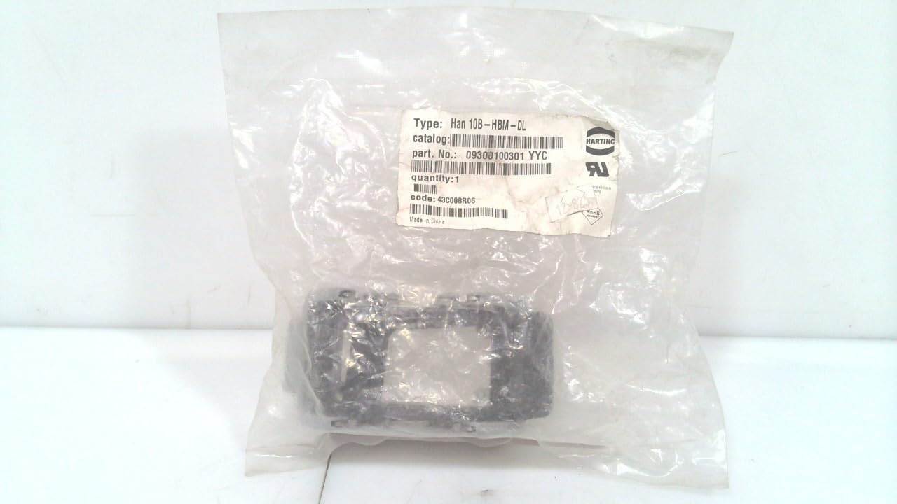 Harting Han 10B-Hbm-Dl, Bulkhead Housing, 09300100301 Han 10B-Hbm-Dl