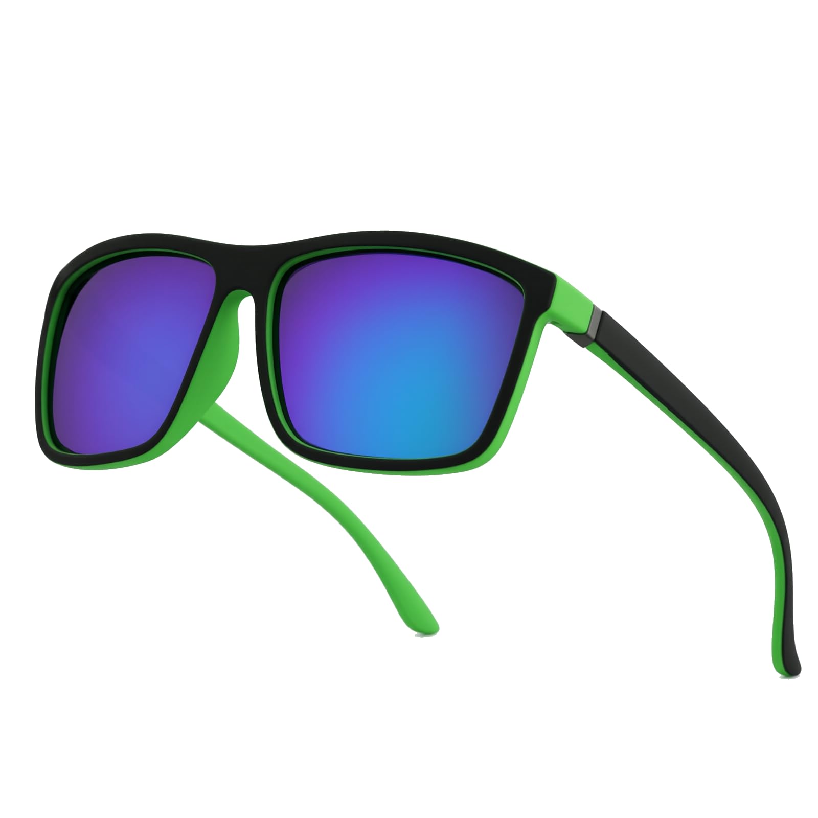 Men's Sports Polarized Sunglasses Square Frame Glasses NP1007