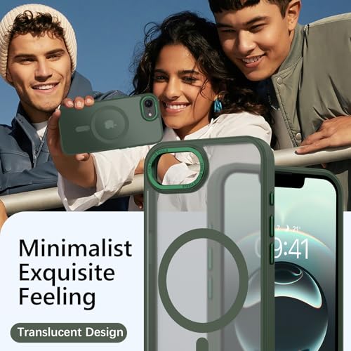 Coque iPhone 16e anti-rayures verte protection écran photo - 5