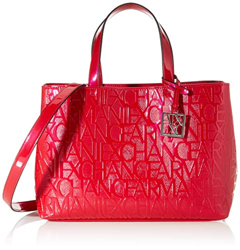 Armani Exchange Liz-Medium Shopping Tote, 16 x 35 x 24 cm - Rose - Rose (rose u0096 rose), 16x35x24 cm (B x H x T)