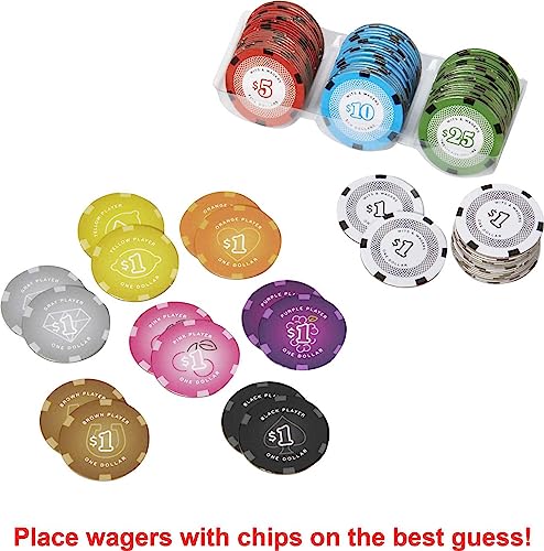 Juego de mesa Wits & Wagers edición Vegas Mattel miniatura 5