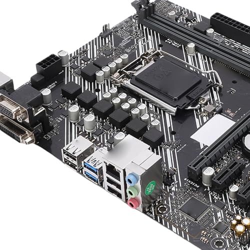 GOWENIC H410 Computer Motherboard, LGA 1200 DDR4 DIMM M ATX PC Gaming Motherboard for Core 10th Gen CPU, Serial ATA III, HDMI, USB 3.2, USB 2.0, PCIe 3.0 X16