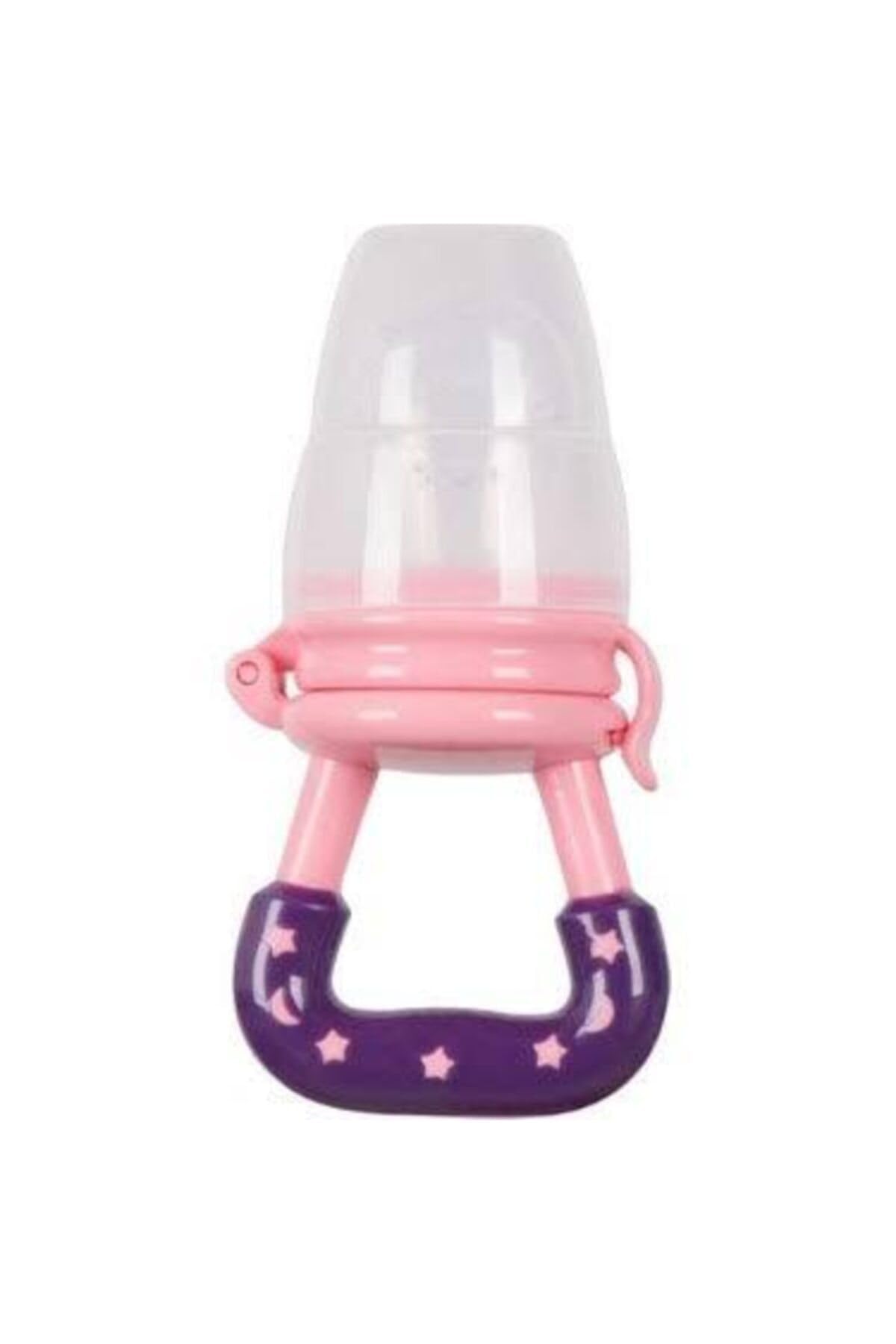 Sevi Bebe Meyve Emziği, Silikon Diş Kaşıyıcı, Pembe-Mor
