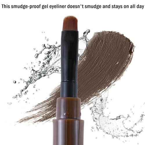 Eyeliner Gel Waterproof Boobeen Color Marrón Oscuro miniatura 4