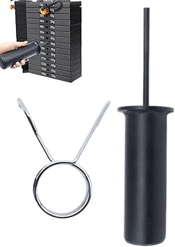 Gym Pins for Weight Stacks - 10mm Heavy Duty Metal Quick Release System, Gym Machine Pin Weight Stack Extender, Fitness Equipment, Strength Training, Weightlifting, Home and Commercial Use