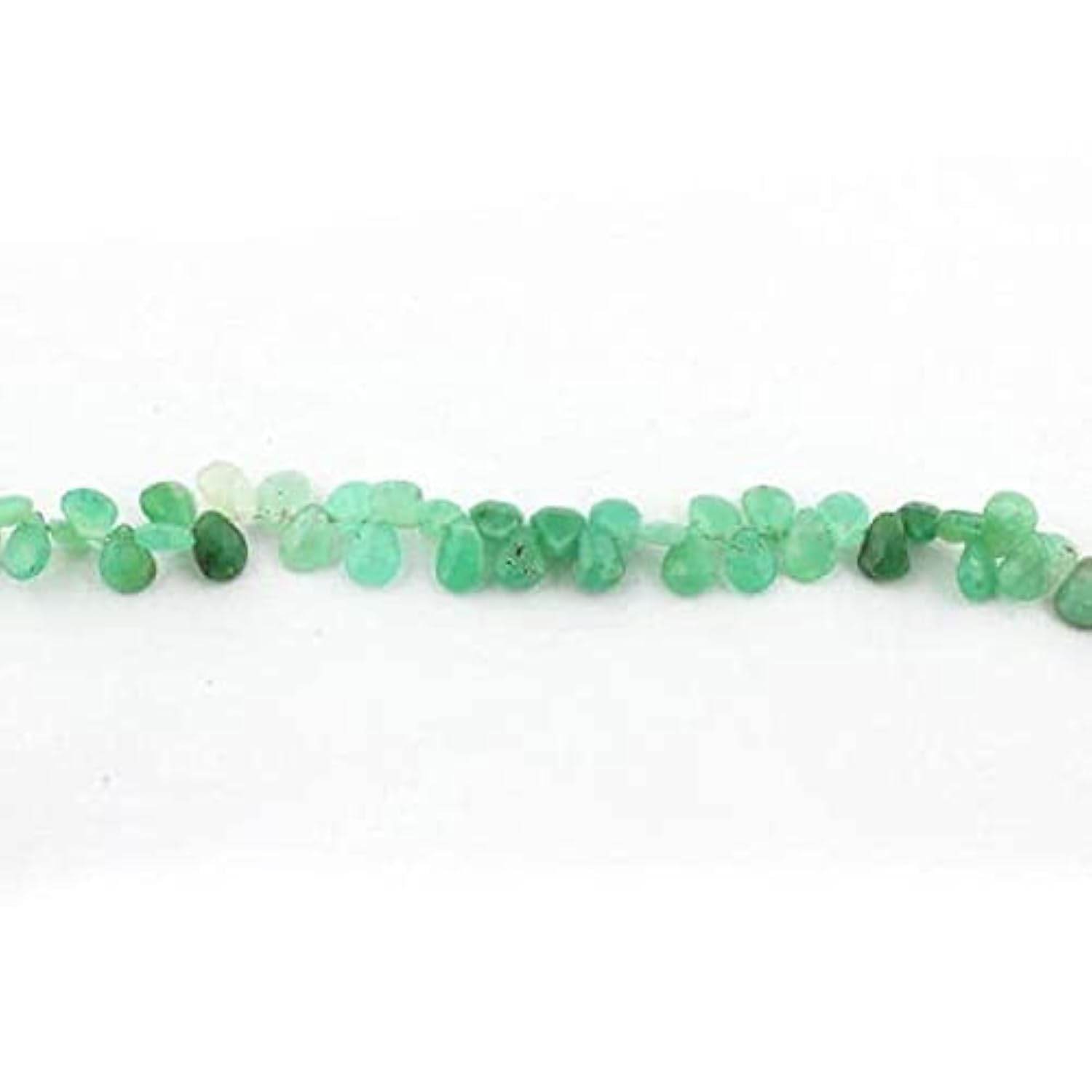 Chrysoprase facettée en gouttes : perles de qualité supérieure LKBEADS pour bijoux d'exception