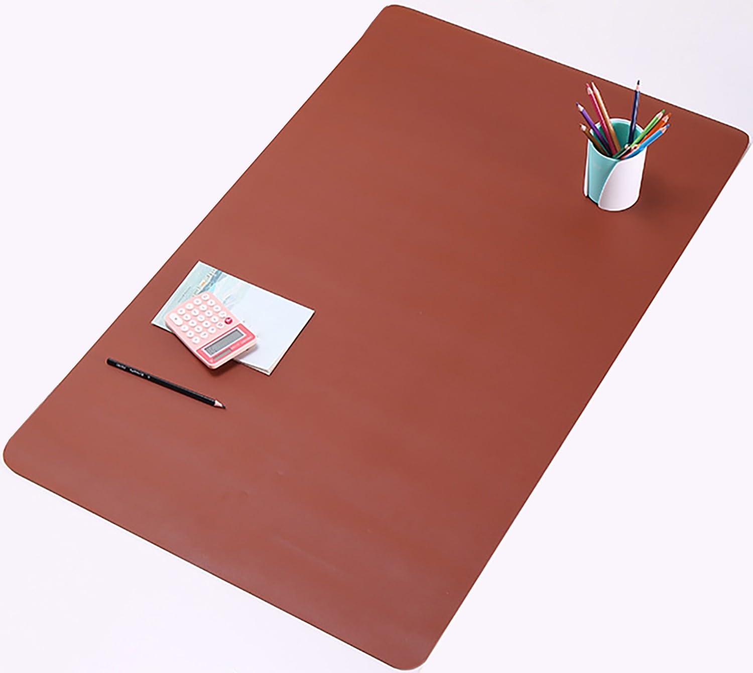 Tappetino da scrivania in pelle, impermeabile, antiscivolo, tappetino per mouse e scrittura, multiplo per casa, ufficio e configurazione di gioco