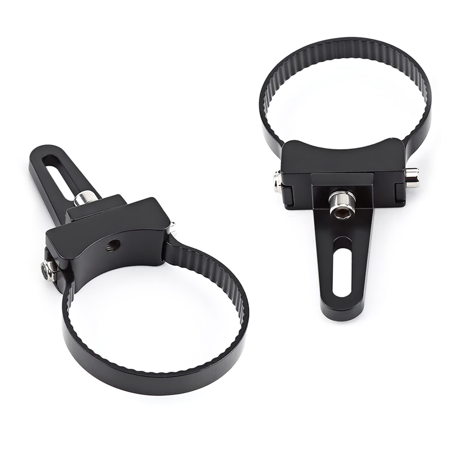 Zaciski mocujące do drążka mocującego Bullbar, Fydun 1 "- 3" Regulowane do rurki aluminiowej typu bull Zacisk mocujący do wspornika/wspornika drążka montażowego (3 cale)