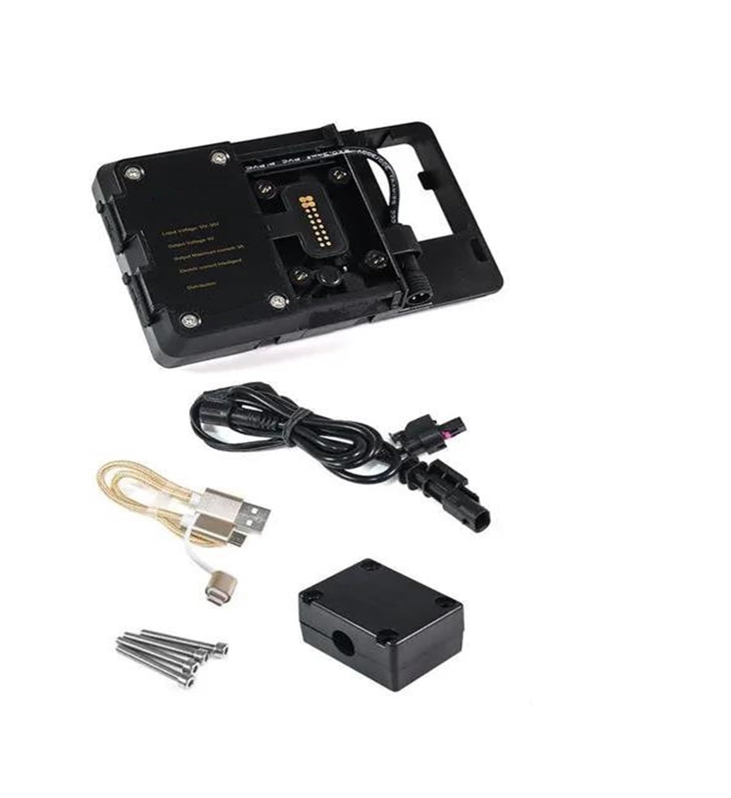 Motocicleta Soporte Movil para BMW R850RT R1150RT R 850/1150 RT Nuevo Soporte Teléfono para Motocicleta Soporte GPS Soporte Teléfono USB Soporte Teléfono (Size : Wireless Charger)