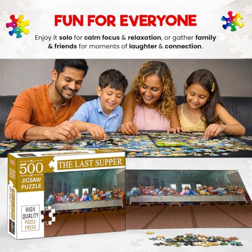 Image of The Last Super Jigsaw Puzzles 500-Piece for Kids and Childrens - Educational, Gifts, Fun and Creative Game - Ages 9+ (500 Pcs)
