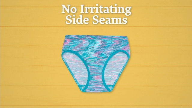 Fruit Of The Loom Girls' Seamless Underwear Multipack - Comfort
