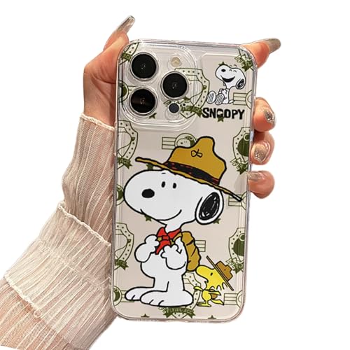 LYLIDIA スヌーピー iPhone16 用 スマホケース ソフトTPU 透明 保護ケース レンズ保護 指紋を防げ 落下防止 黄変防止 軽量 薄型 アイフォン カバー 持ちやすい 耐摩擦 防塵 割れない