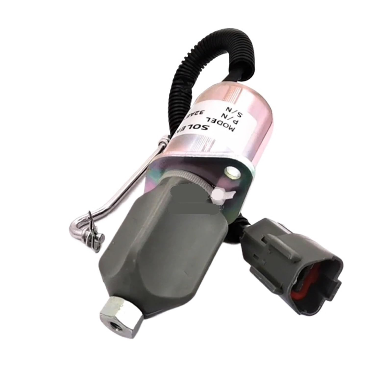 Kvkitklw One Color Fuel Shutoff Solenoid 12V 3-Wire Replaces 32A87-06100