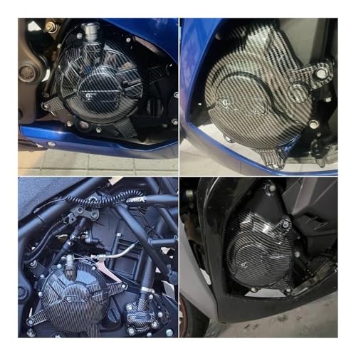 Protector cárter dmotor de aluminio para R3 con blindaje anticaídas de alta resistencia 5