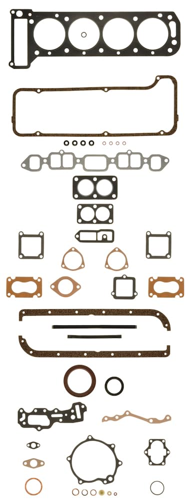 AJUSA 50105500 Dichtungsvollsatz Motor mit Zylinderkopfdichtung mit Ventilschaftabdichtung Kompatibel mit OPEL MANTA B 58, 59 1606272