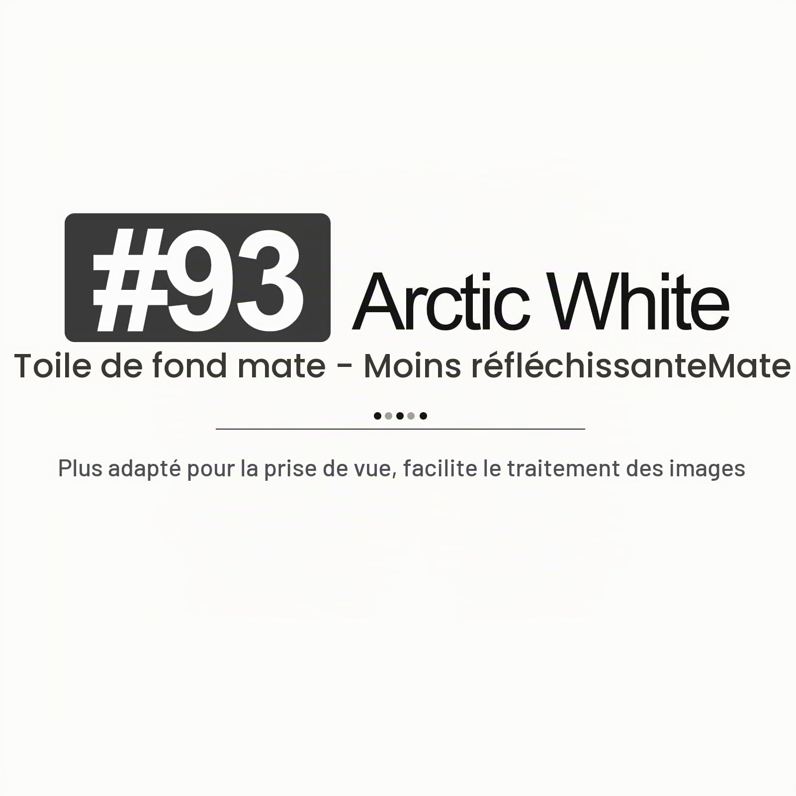 EMART Toile de Fond Blanc Papier Fond Photo Studio 1,3 x 4,9 m