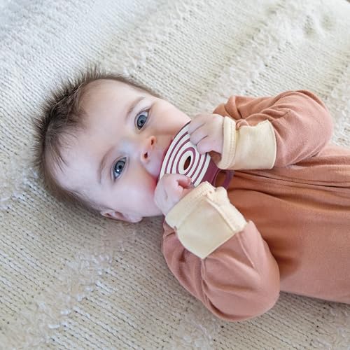 Image of Tomato and Red Onion Silicone Teethers Baby Teething Toys, Newborn Essentials Must Haves, Easy-to-Hold Design Teething Ball Baby Essentials, BPA-Free