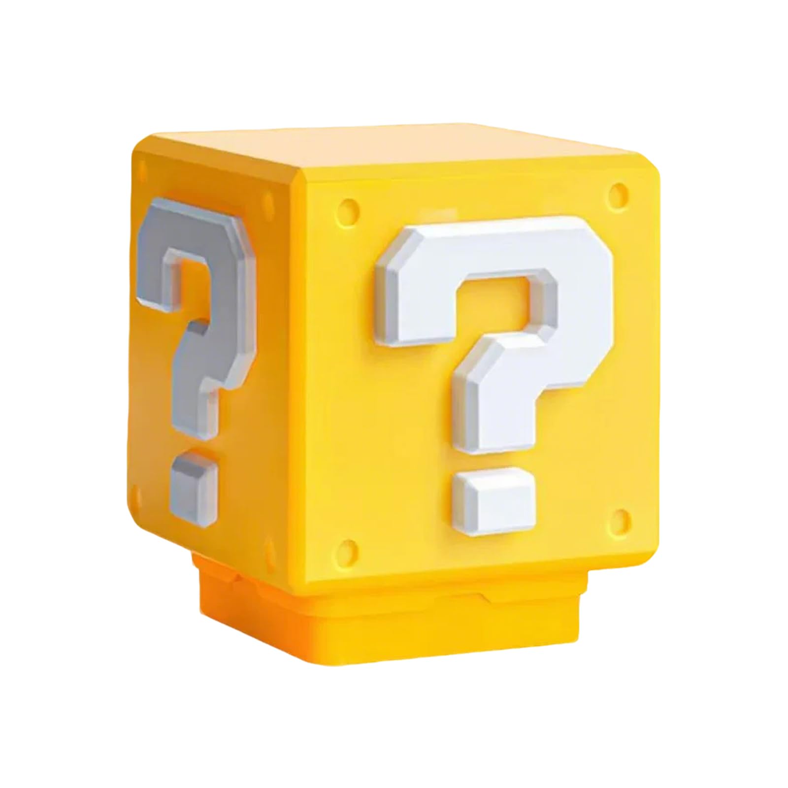 Super Bros Mushroom Lamp, Question Block Night Light, Bedside Lamp with Game Coin Sound Effect, for Children's Room Decoration, Birthday Gifts for Boy Girls Kids