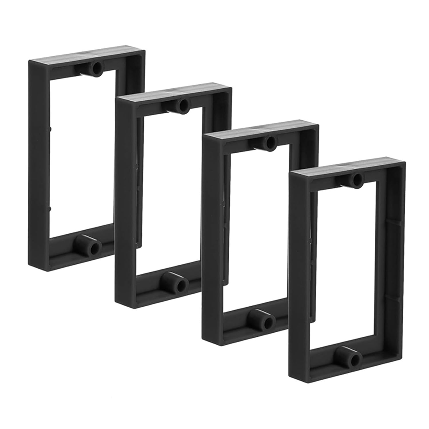 Outlet Box Extender Outlet Box Extender 8pcs Black Single Gang Receptacle Simple Install