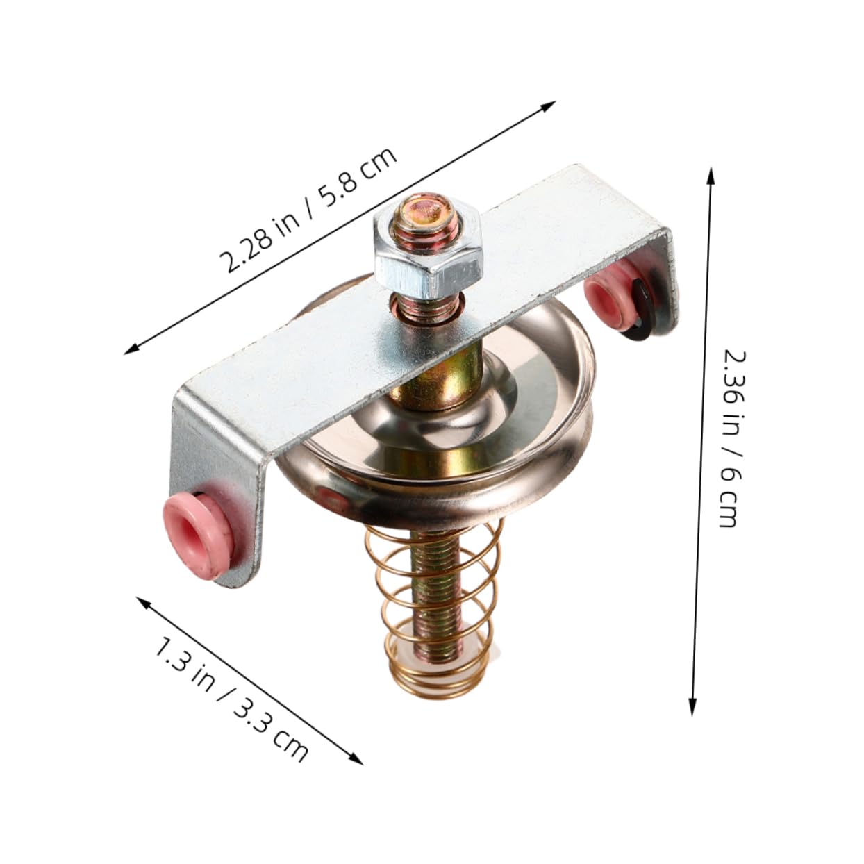 ULDIGI 3pcs Textile Equipment Part Stainless Steel Weaving Machine Tensioner Spring Clips for DIY Sewing Knitting Loom Machine Accessories