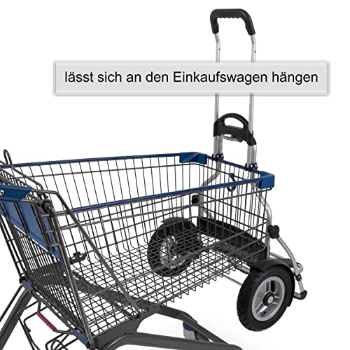 ANDERSEN Einkaufstrolley - Royal Shopper Plus Loke braun 61 L groß,Handwagen,Thermo, Aluminium, klappbar, luftbereiftes Kugellagerrad – Bild 7