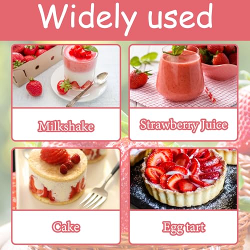 2 Pack Strawberry Huller, Strawberry Tool, Stainless Steel Core Pit Remover with Polypropylene Handle, Perfect for Cutting Strawberry Petiole and Slicing - Image 6