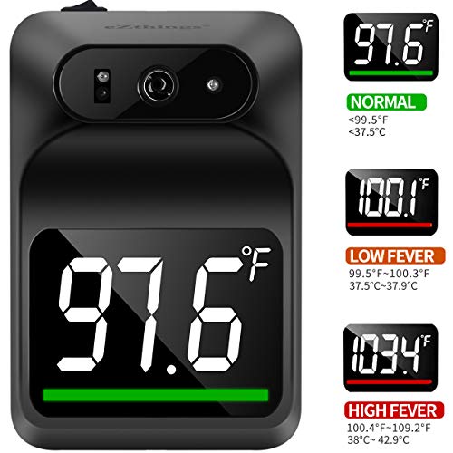 Image of REED Non-Contact Medical Screening Forehead Thermometer for Physician Offices and Hospitals (Mounted)