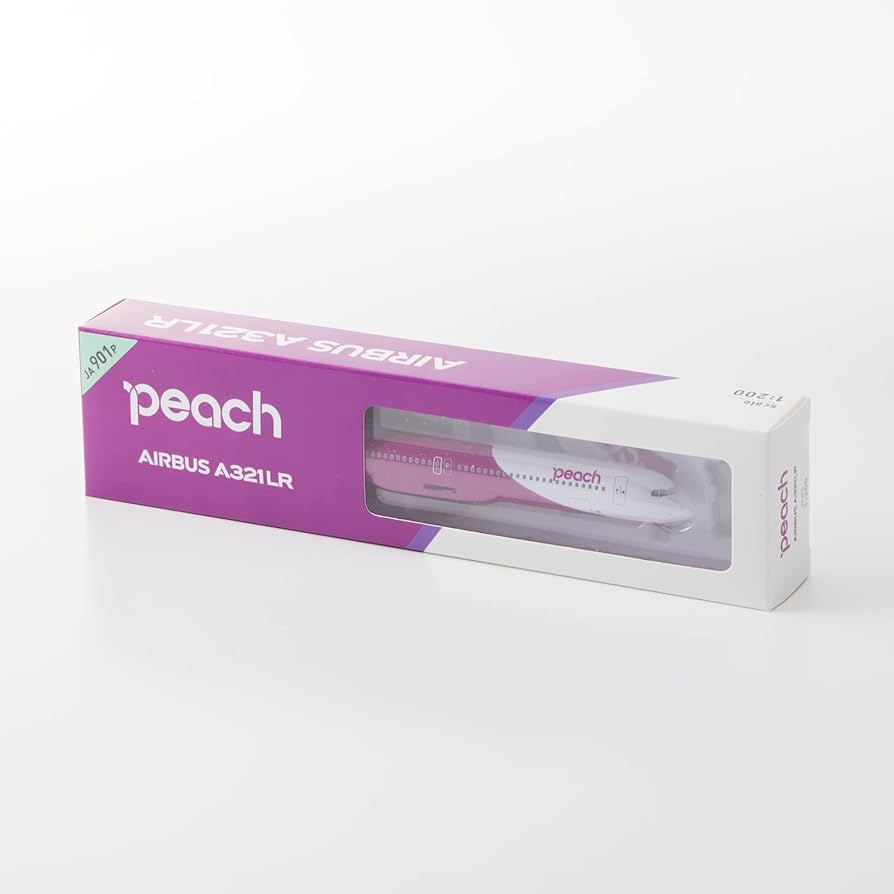 Amazon | Peachオリジナル 1:200 A321LR 飛行機模型 スケール