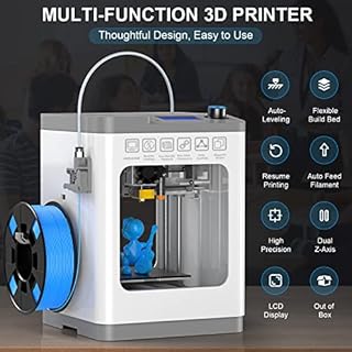 WEEFUN Upgraded Tina2 3D Printer, Auto Leveling DIY 3D Printers for Beginners, Fully Open Source with Resume Printing, LCD Screen and Removable Magnetic Build Plate, Work with PLA/PLA Pro/TPU Filament
